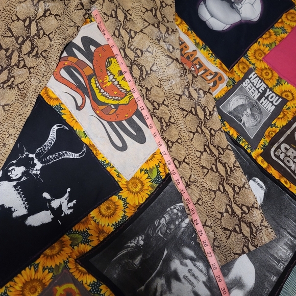 DOUBLE STANDARD CLOTHING Archive Genuine Pig Leather Snake Skin Pants Lined - Picture 4 of 12